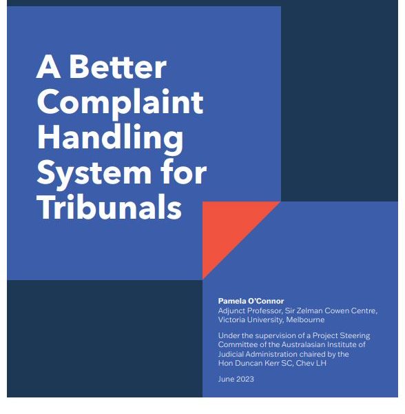 A Better Complaint Handling System for Tribunals