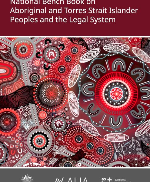 National Bench Book on Aboriginal and Torres Strait Islander Peoples and the Legal System Cover Image